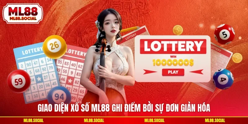 Giao diện xổ số ML88 ghi điểm bởi sự đơn giản hóa